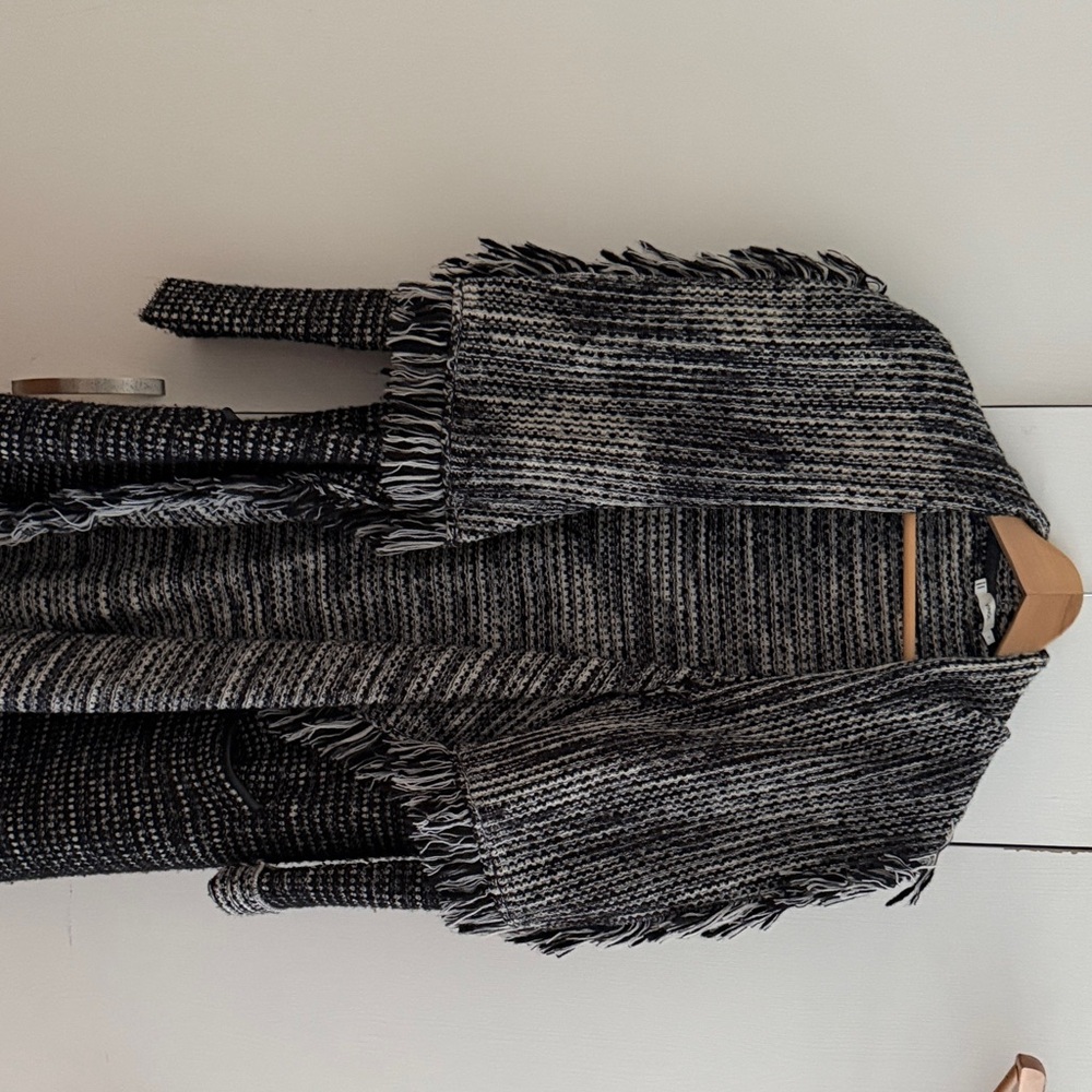 Vince Black and Gray Women's Sweater